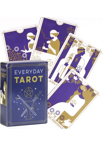 Ordu Yeşili Tarzı Günlük Tarot Mini Tarot Destesi Popüler Kart Oyunu Oracle 78 Kart Renkli Kart Oyunu Board Game Vice Versa (Yurt Dışından) fiyatları