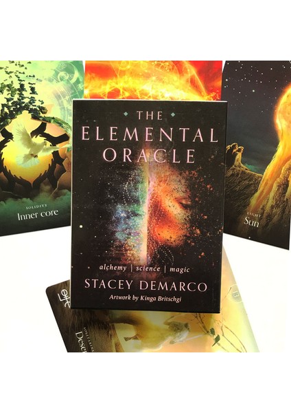 Elemental Tarot Stili Kader Falı Kehanet Oyunu Için 56 Kart Ruh Gerçekleri Tarot Kartı (Yurt Dışından)