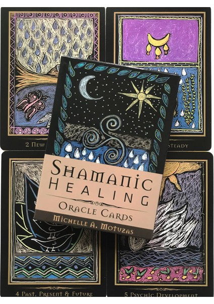 Mavi Stil Şamanik Şifa Oracle Kartları Rehberlik Fal Eğlence Satranç ve Kart Oyunu Tarot ve Çeşitli Tarot Seçenekleri (Yurt Dışından)