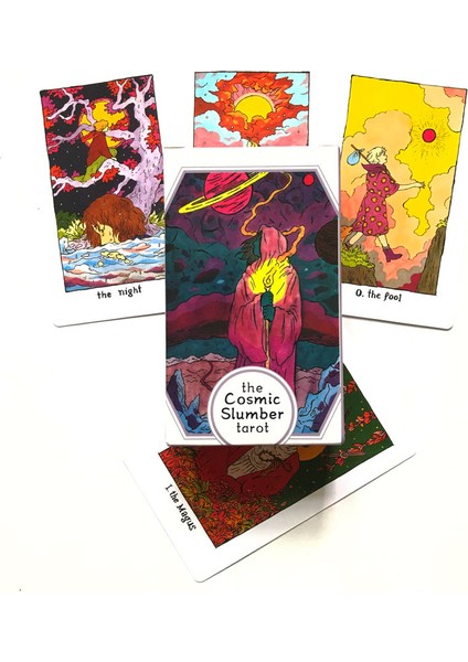 Perili Ev Tarzı Kader Falı Oyunu ve Çeşitli Tarot Seçenekleri Için Cosmic Slumber Tarot Kartı Oracle Kartı - E-Ticaret Başlığı (Yurt Dışından)