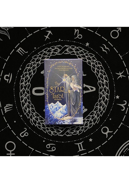 Kara Melekler Tarot Stili Yıldız Taro Tam Ingilizce Sürümü Pdf Kılavuz Kitap Oracle Destesi Oyun Kartı Parti Aile Ev Eğlencesi Için Tarot Fal Kartları Masa Oyunları (Yurt Dışından)