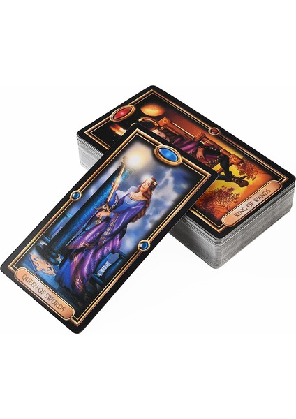 Kedi Tarot Stili Yüksek The Gilded Tarot Kartları Rehberlik Falcılık Kader Tarot Destesi Aile Arkadaş Parti Oyunları Için 78 Kart Kutu (Yurt Dışından) indirimleri