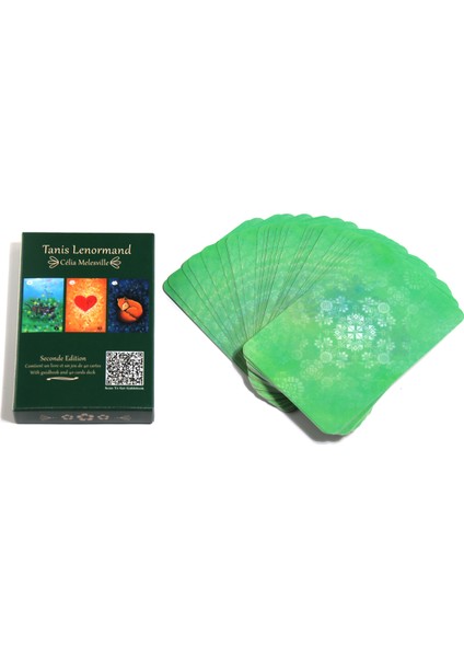 Kırmızı Lenormand Stili Celia Melesville Tanis Lenormand Oracle Kartları - Aile Parti Oyunu ve Fal Bakma Tarot Destesi (Yurt Dışından)
