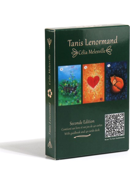 Kırmızı Lenormand Stili Celia Melesville Tanis Lenormand Oracle Kartları - Aile Parti Oyunu ve Fal Bakma Tarot Destesi (Yurt Dışından)