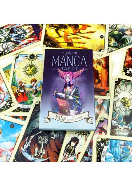 NO.191 Stili Mistik Manga Tarot Kartları Parti Tarot Destesi Malzemeleri Türkçe Board Oyunu Parti Oyun Kartları Tarot Kartları (Yurt Dışından) fiyatları