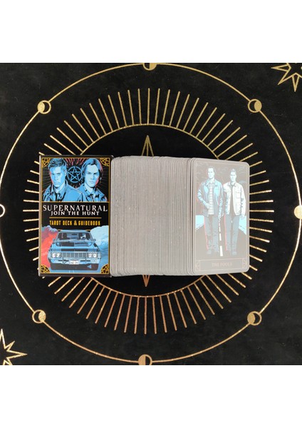 Kara Melekler Tarzı Doğaüstü Tarot Kartları Destesi Oyun Kartı Oyunu Oyun Kartları Parti Masa Oyunu Hediye Fal Bakanlık Oracle (Yurt Dışından)