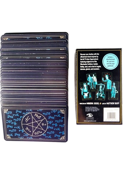 Kara Melekler Tarzı Doğaüstü Tarot Kartları Destesi Oyun Kartı Oyunu Oyun Kartları Parti Masa Oyunu Hediye Fal Bakanlık Oracle (Yurt Dışından)