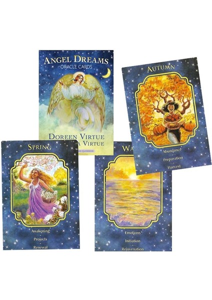 Açı Rüyalar Tarzı Ruh Mesajları Oracle Kartları Sufi Bilgeliği Rüya Büyülü Zamanlar Tarot Kartları Destesi Oyun Aile Kadın Parti Oynama Masası Oyunları (Yurt Dışından)