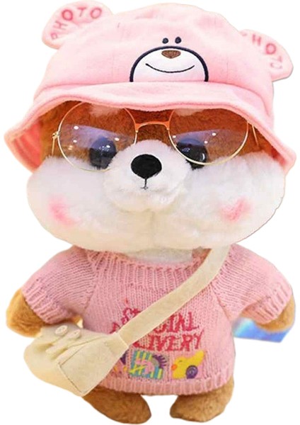 30CM Shiba Inu Bebek Bebek Sevimli Bez Bebek Peluş Oyuncak Köpek Süs Doğum Günü Kadın Hediye (Yurt Dışından)