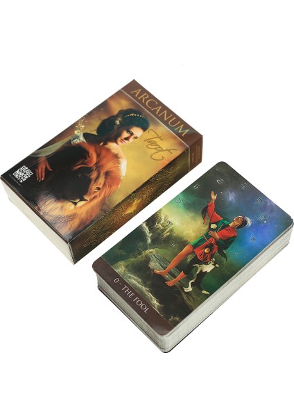 Altın Tarzı Parti Oyunu Için Satışta Olan Arcanum Tarot Oracle Kart Oyunu Şişe Deck Oyun Kartları (Yurt Dışından) modelleri