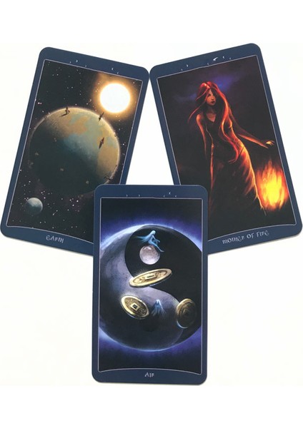 Koyu Gri Tarzı 78 Kart Gölgeler Kitabı Tarot Kartı Oracle Kart Eğlence Parti Kartları Masa Oyunu Tarot ve Çeşitli Tarot Seçenekleri - (Yurt Dışından)