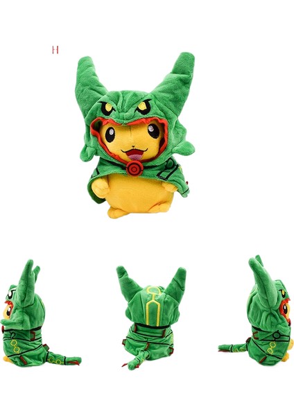 Çapraz Giyinme Ateş Püskürten Ejderha Kabi Beast Rift Hollow Giydirme Pikachu Peluş Oyuncaklar Bebekler (Yurt Dışından)