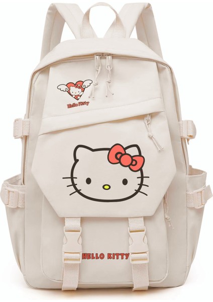 Hellokitty Sırt Çantası Kadın Yeni Sanrio Sevimli Sırt Çantası Kadın Ortaokul Öğrencisi Okul Çantası (Yurt Dışından)