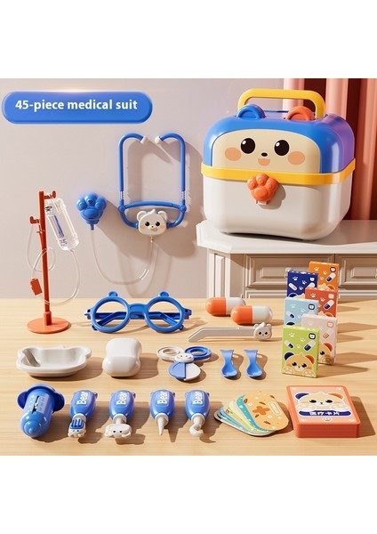 Çocuk Doktor Oyuncak Seti Simülasyon Kız Enjeksiyon Stetoskop Hemşire Tıbbi Kurtarma Çocuk Oyuncakları (Yurt Dışından)