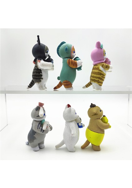 Cat Fushandi x Sanrio Ortak Markalı Cat Kurumi Model Figür (Yurt Dışından)