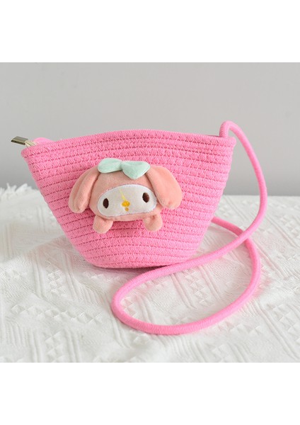 Sevimli Karikatür Küçük Çanta Çocuk Hasır Çanta Mini Küçük Çanta Çocuk Omuz Çantası Ilkokul Oyun Crossbody Çanta (Yurt Dışından) fiyatları