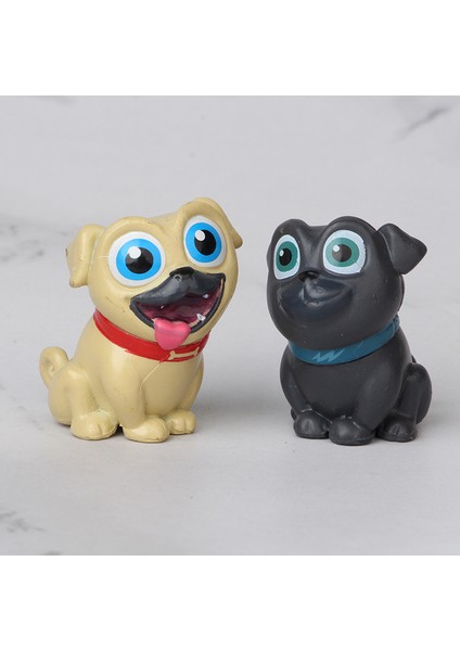 12 Junior Yavru Köpek Dostları Puppy Dog Pals Pug Bebek Modelleri (Yurt Dışından)
