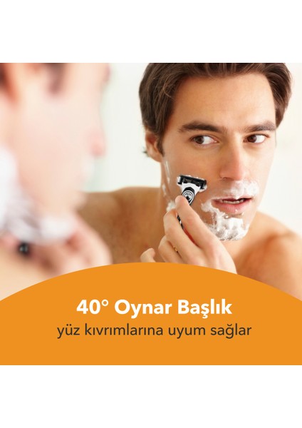 Flex 5 Hybrid Erkek Tıraş Bıçağı 1 Sap + 2 Başlık (5 Bıçak)