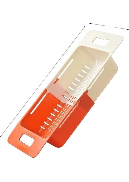 Mkjınmeı Geri Çekilebilir Çift Katmanlı Sebze Lavabosu Tahliye Sepeti (Yurt Dışından)