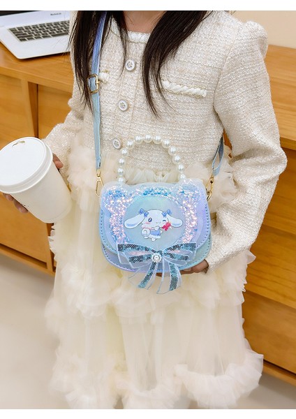 Karikatür Aisha Çocuk Payetli Omuz Çantası Küçük Kız Sevimli Coulomi Inci Çanta Çapraz Küçük Çanta (Yurt Dışından) fiyatları