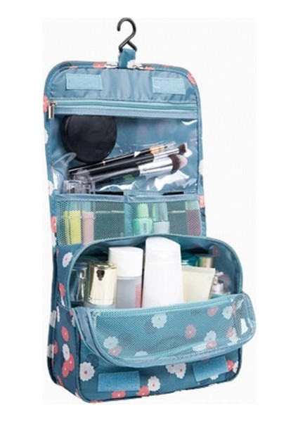 Mkjınmeı Çok Cepli Su Geçirmez Organizer Makyaj Çantası (Yurt Dışından)