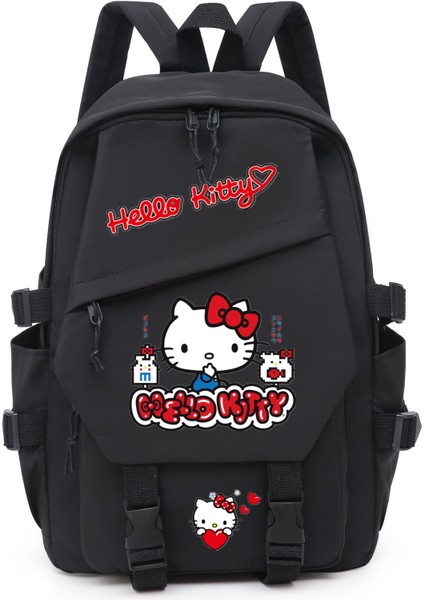 Hellokitty Sırt Çantası Kadın Yeni Sanrio Sevimli Sırt Çantası Kadın Ortaokul Öğrencisi Okul Çantası (Yurt Dışından)