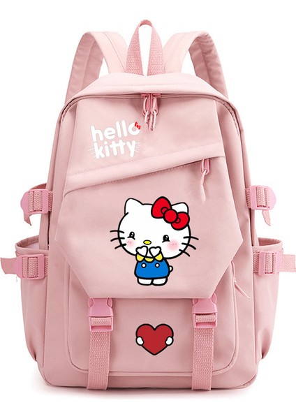 Hellokitty Sırt Çantası Kadın Yeni Sanrio Sevimli Sırt Çantası Kadın Ortaokul Öğrencisi Okul Çantası (Yurt Dışından)