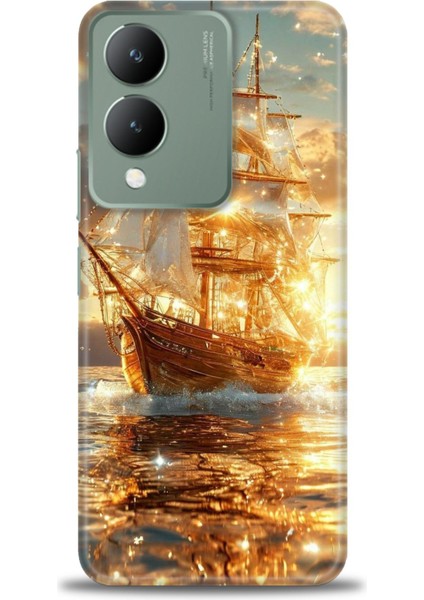 Vivo Y17S Kılıf Hd Baskılı Kılıf + Seramik Tam Kaplayan Ekran Koruyucu 234