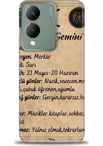 Vivo Y17S Kılıf Hd Baskılı Kılıf + Seramik Tam Kaplayan Ekran Koruyucu 471
