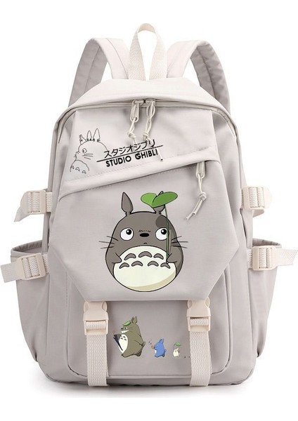 Ghibli Totoro Anime Cosplay Öğrenci Okul Çantası Sırt Çantası Çizgi Film Sırt Çantası Dizüstü Bilgisayar Seyahat Sırt Çantası (Yurt Dışından)
