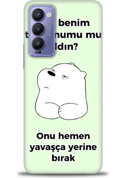 Tecno Camon 18 Kılıf Hd Baskılı Kılıf + Seramik Tam Kaplayan Ekran Koruyucu 155