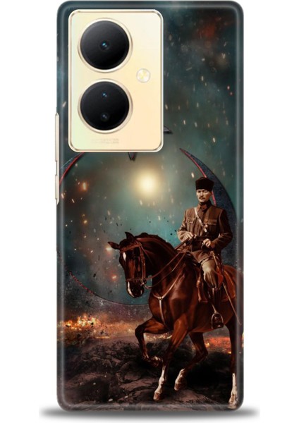 Vivo V29 Lite 5g Kılıf Hd Baskılı Kılıf + Seramik Tam Kaplayan Ekran Koruyucu 25