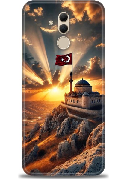 Huawei Mate 20 Lite Kılıf Hd Baskılı Kılıf + Seramik Tam Kaplayan Ekran Koruyucu 229