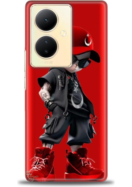 Vivo V29 Lite 5g Kılıf Hd Baskılı Kılıf + Seramik Tam Kaplayan Ekran Koruyucu 250