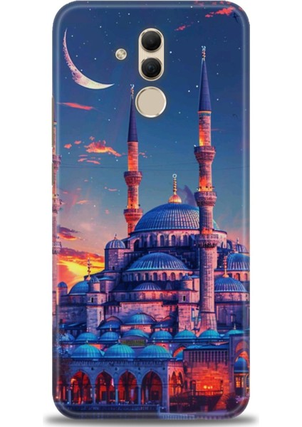 Huawei Mate 20 Lite Kılıf Hd Baskılı Kılıf + Seramik Tam Kaplayan Ekran Koruyucu 227
