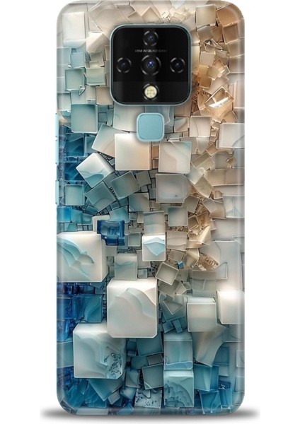 Tecno Camon 16 Kılıf Hd Baskılı Kılıf + Seramik Tam Kaplayan Ekran Koruyucu 326