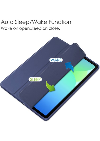 Samsung Galaxy Tab S10 Fe/ S9 Fe 5g 10.9 Inç/tab S9 11 Inç Için Hibrit Ince Kılıf S Kalem Tutucu, Şeffaf Arka Kabuklu Darbeye Dayanıklı Kapak, Otomatik Uyandırma/uyku (Yurt Dışından) fırsatları