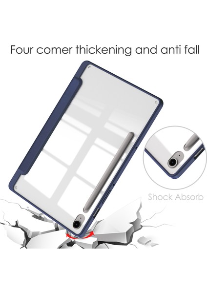 Samsung Galaxy Tab S10 Fe/ S9 Fe 5g 10.9 Inç/tab S9 11 Inç Için Hibrit Ince Kılıf S Kalem Tutucu, Şeffaf Arka Kabuklu Darbeye Dayanıklı Kapak, Otomatik Uyandırma/uyku (Yurt Dışından) indirimleri