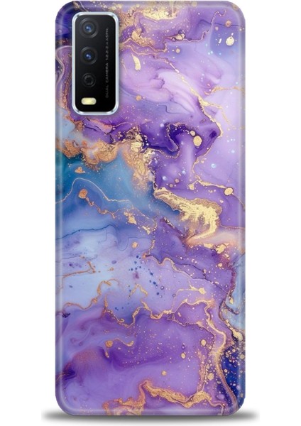 Vivo Y11S Kılıf Hd Baskılı Kılıf + Seramik Tam Kaplayan Ekran Koruyucu 311
