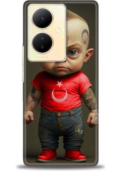 Vivo V29 Lite 5g Kılıf Hd Baskılı Kılıf + Seramik Tam Kaplayan Ekran Koruyucu 244
