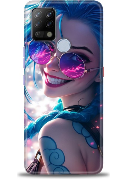 Tecno Pova Kılıf Hd Baskılı Kılıf + Seramik Tam Kaplayan Ekran Koruyucu 274