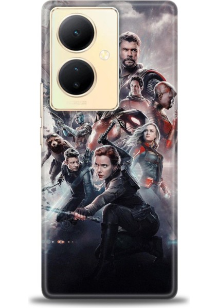 Vivo V29 Lite 5g Kılıf Hd Baskılı Kılıf + Seramik Tam Kaplayan Ekran Koruyucu 99
