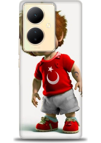 Vivo V29 Lite 5g Kılıf Hd Baskılı Kılıf + Seramik Tam Kaplayan Ekran Koruyucu 247