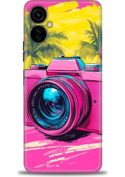 Tecno Camon 19 Neo Kılıf Hd Baskılı Kılıf + Seramik Tam Kaplayan Ekran Koruyucu 442