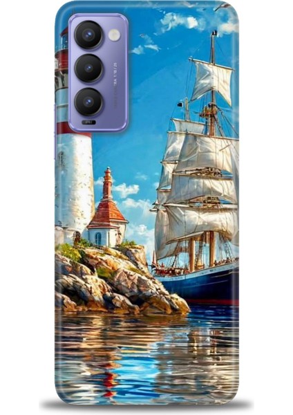 Tecno Camon 18 Kılıf Hd Baskılı Kılıf + Seramik Tam Kaplayan Ekran Koruyucu 239