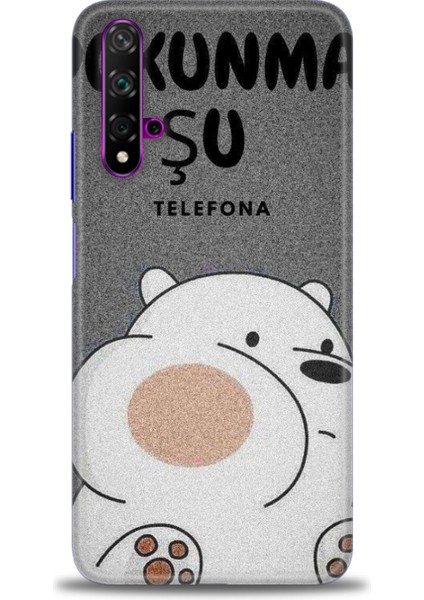 Huawei Nova 5t Kılıf Hd Baskılı Kılıf + Seramik Tam Kaplayan Ekran Koruyucu 157