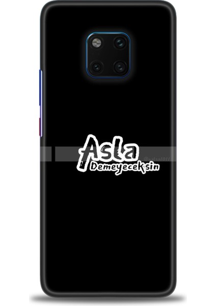 Huawei Mate 20 Pro Kılıf Hd Baskılı Kılıf + Seramik Tam Kaplayan Ekran Koruyucu 397