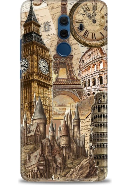 Huawei Mate 10 Pro Kılıf Hd Baskılı Kılıf + Seramik Tam Kaplayan Ekran Koruyucu 263