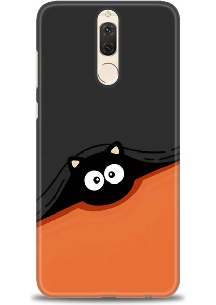 Huawei Mate 10 Lite Kılıf Hd Baskılı Kılıf + Seramik Tam Kaplayan Ekran Koruyucu 80