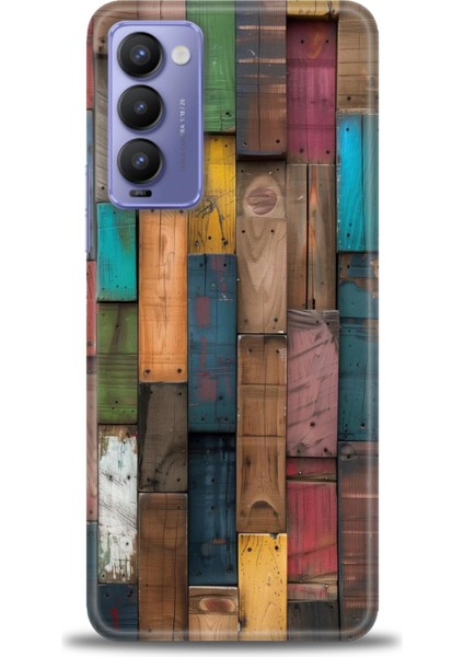 Tecno Camon 18 Kılıf Hd Baskılı Kılıf + Seramik Tam Kaplayan Ekran Koruyucu 330